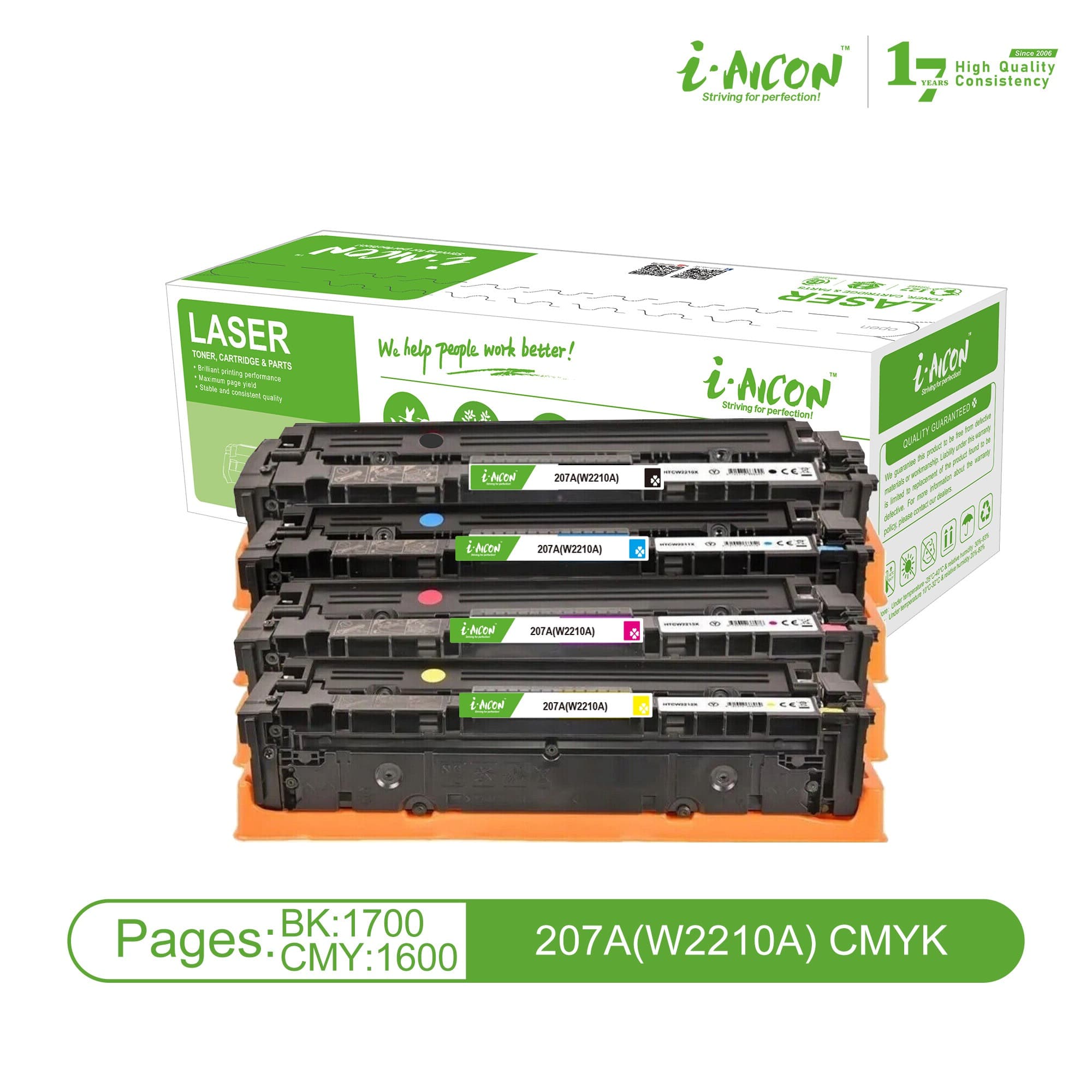 HP 207A Yellow W2212